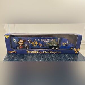 Vintage Disney 50th Parks Anniversary Hot Wheels Semi